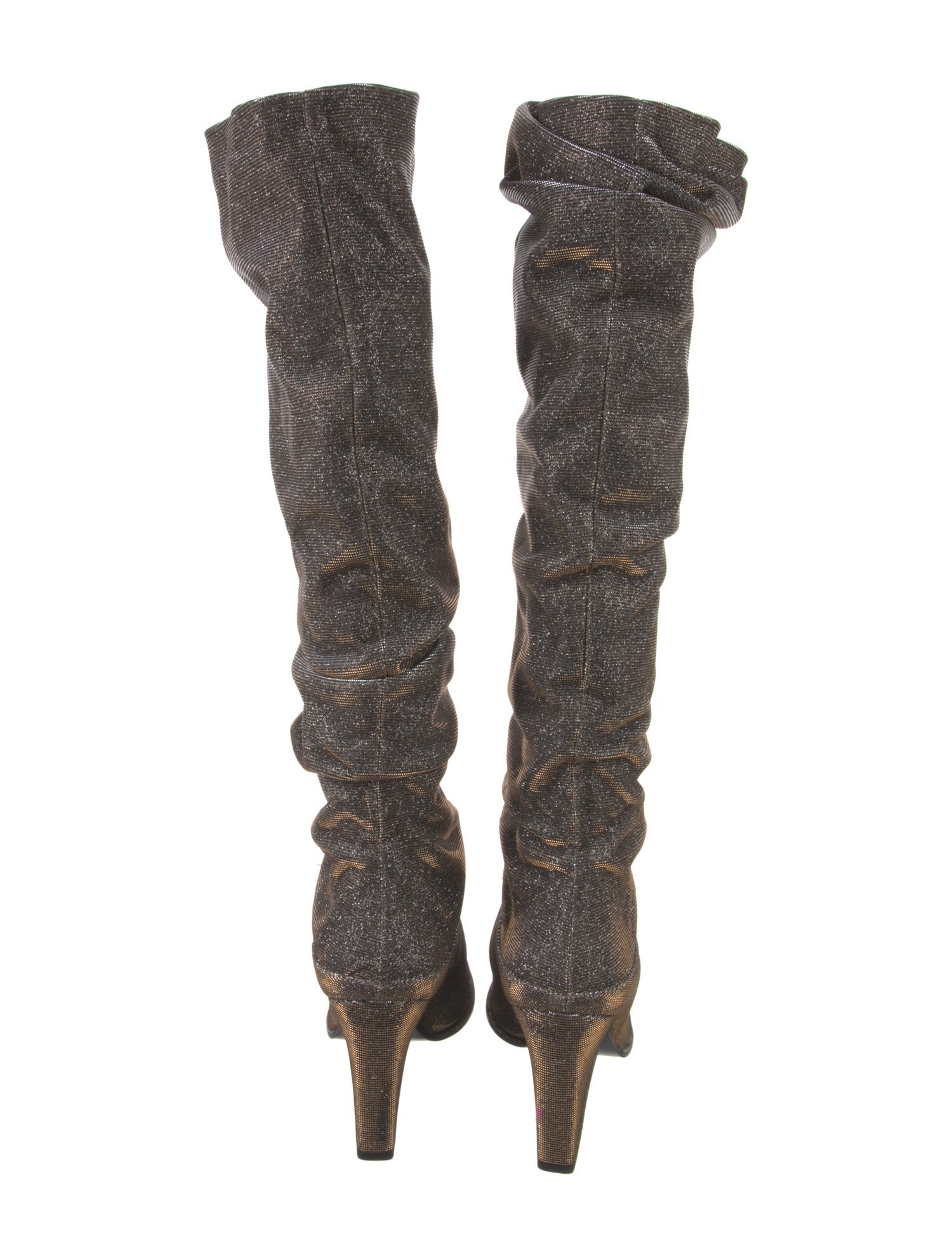 Stuart Weitzman Glitter Glitter Accents Slouch Boots